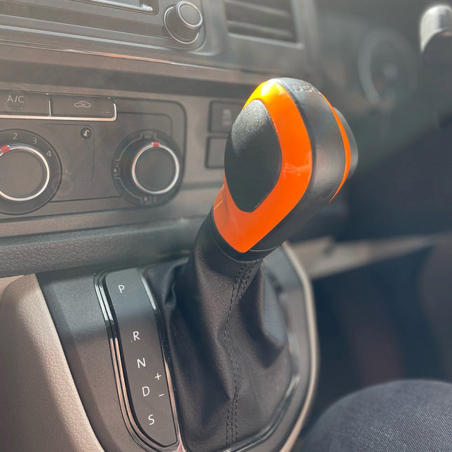 For VW T5.1 Transporter DSG Gear Knob Styling Caps – Orange Painted Upgrade, Ready to Fit