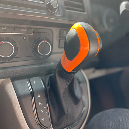 For VW T6 Transporter DSG Gear Knob Styling Caps – Orange Painted Upgrade, Ready to Fit