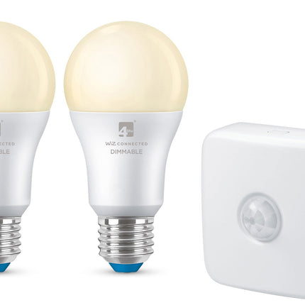 4lite WiZ Connected A60 Warm White WiFi LED Smart Bulb - E27 Large Screw