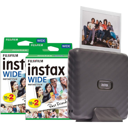 Fujifilm Instax Link Wide Printer - Mocha Grey