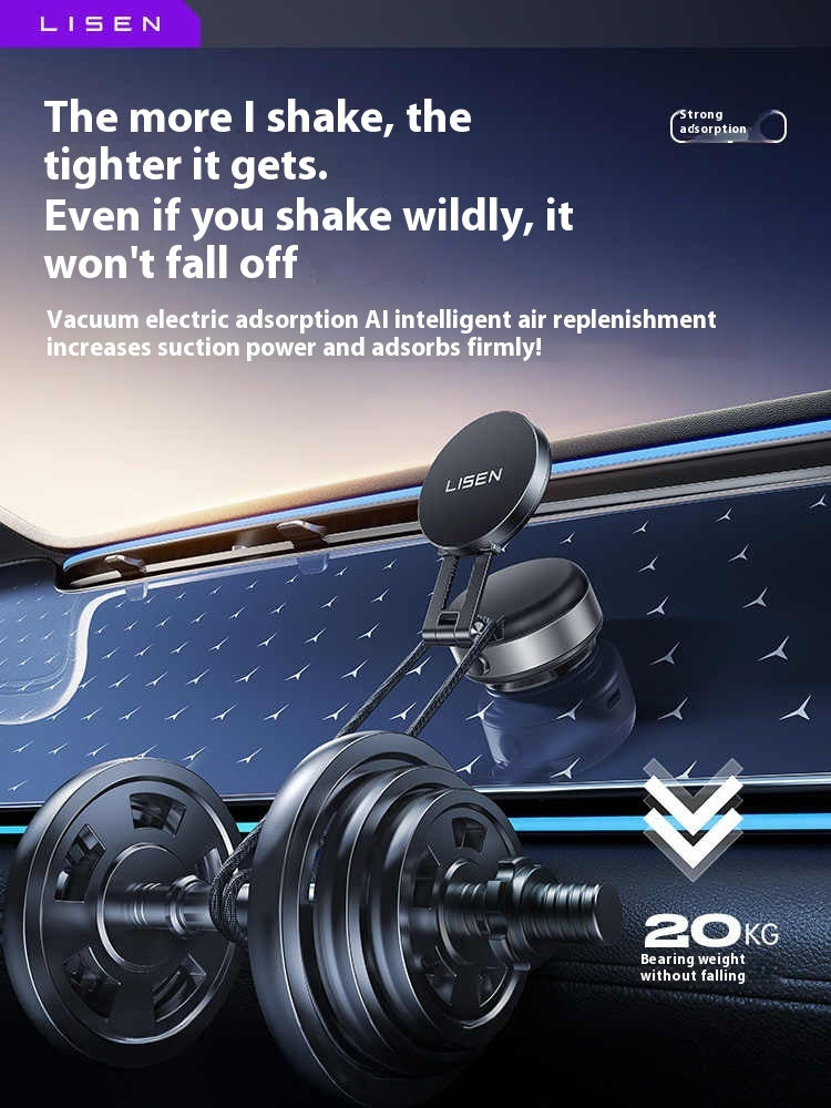 Electric Vacuum Vehicle Navigation Magnetic Phone Holder