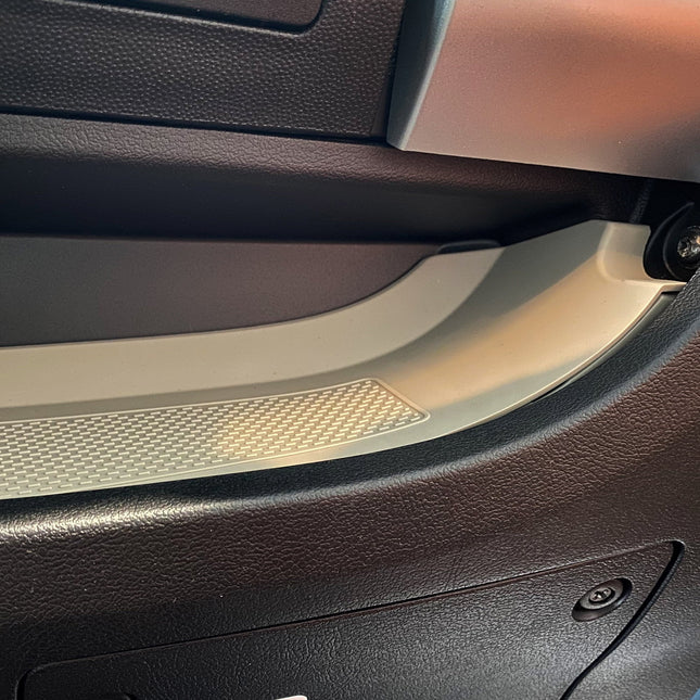 For Vauxhall Movano Lower Dashboard Rubber Inserts/Mats Light Grey autotrail motorhome, camper