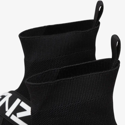 KENZO Sock Sneakers, Logoed Elastic Tape, Sport Trainer UK 2.5 / EU 35
