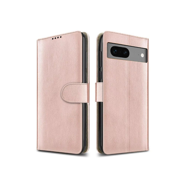 Google Pixel 9a Book Flip Case Leather Wallet