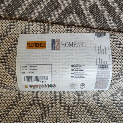 HomeArt Outdoor Rug Easy-Cleaning 80x150 cm UV & Weather-Resistant
