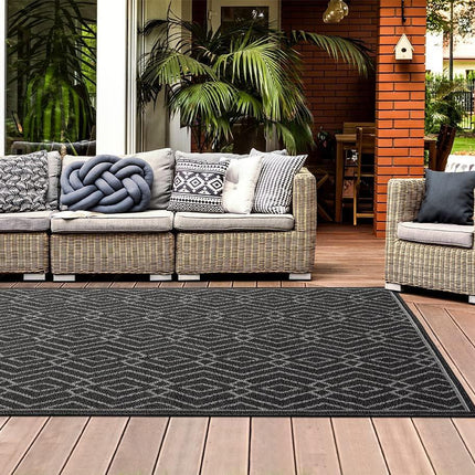 HomeArt Outdoor Rug Easy-Cleaning 80x150 cm UV & Weather-Resistant