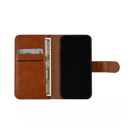 iPhone X / XS / XR / XS Max Book Flip Case Leather Wallet