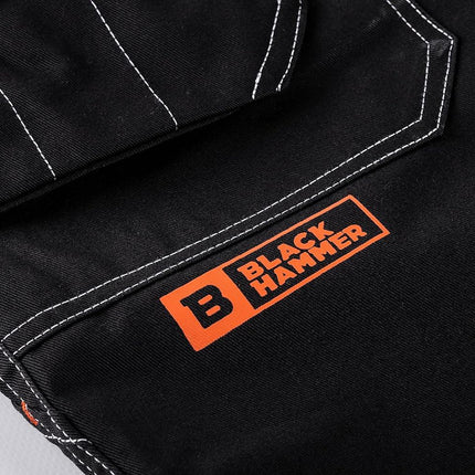 Black Hammer Mens Work Shorts Multi Pockets 30W Cargo Triple Stitched Workwear