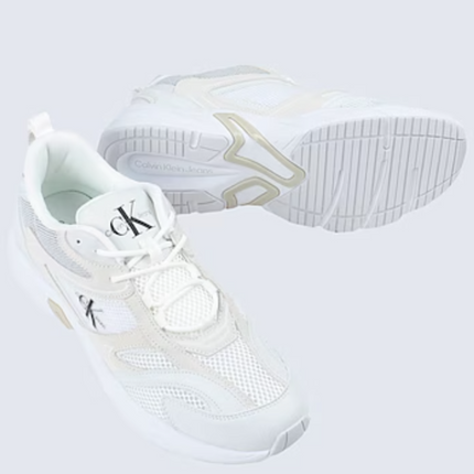 Calvin Klein Jeans RETRO TENNIS Trainers, Suede / Mesh, UK 3.5 / EU 36