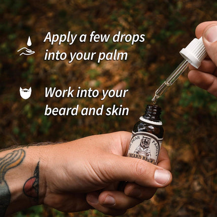 Beard Oil for Men Natural Jojoba Argan Moisturiser Softener 60ml Citrus