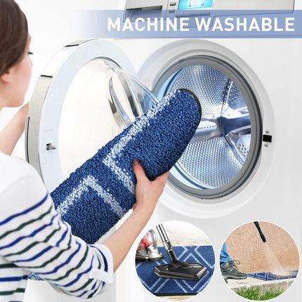 Door Mat 60x90cm Non Slip Washable Indoor Outdoor Entrance Mat Mibao