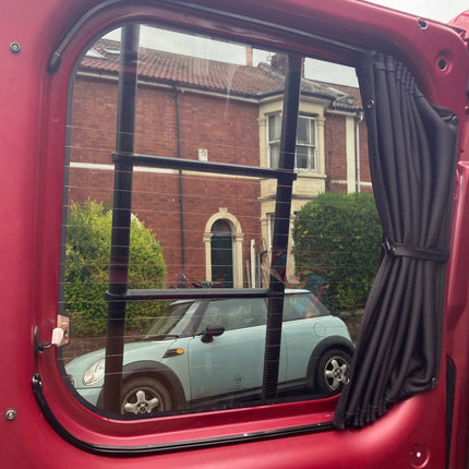 For Fiat Scudo Premium 1 x Barn door Window Curtain Van-X