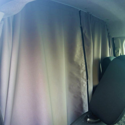 For VW T5 Transporter Cab Divider Curtain Kit with Rail Premium Quality - Van-X