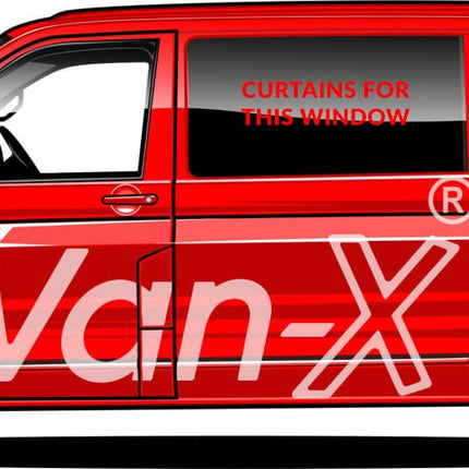 For Vauxhall Vivaro Premium Window Curtains Black/Grey - CREATE YOUR OWN BUNDLE! Van-X