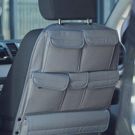For VW T5 & T5.1 Transporter Campervan Leatherette Captain’s Back Seat Organiser | Van-X