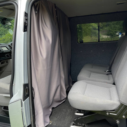 For Mercedes Dodge Sprinter Cab Divider Curtain Kit with Rail Premium Quality - Van-X