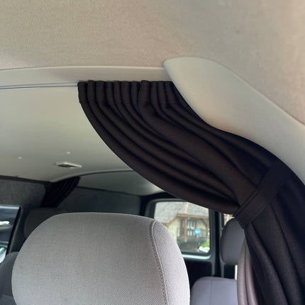 For VW Crafter Cab Divider Curtain Kit with Rail Premium Quality - Van-X