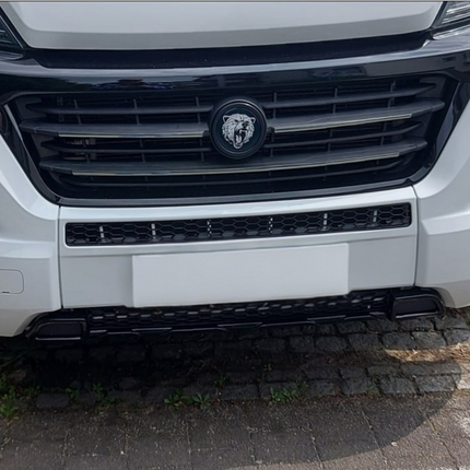For Fiat Ducato Gloss Black Lower Bumper Honeycomb Grille | Van-X