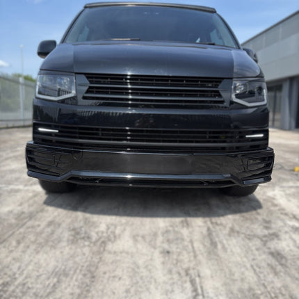 For VW T6 Transporter Front Sportline Spoiler and Splitter –  Painted & Ready to Fit | Front End Upgrade