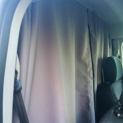 For VW T6,T6.1 Transporter Cab Divider Curtain Kit with Rail Premium Quality - Van-X
