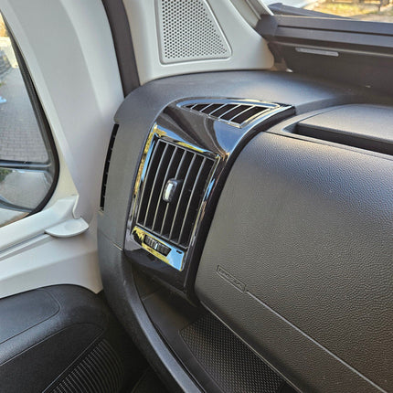 For Fiat Ducato Ram ProMaster Dashboard Air Vent - Black | Van-X