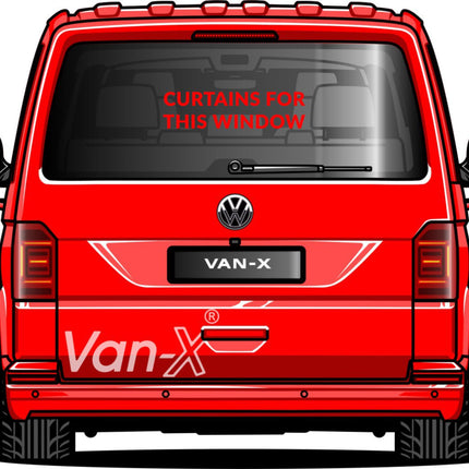 For Toyota Proace Premium Window Curtains - Black/Blue - CREATE YOUR OWN BUNDLE! | Van-X