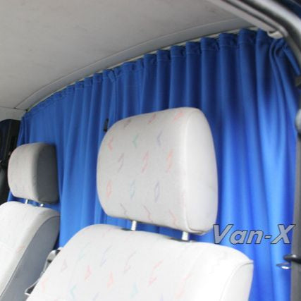 For VW T4 Transporter Cab Divider Curtain Kit with Rail Premium Quality - Van-X