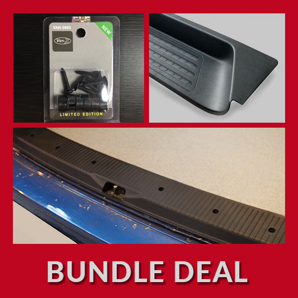 For VW T6.1 V2 Tailgate Threshold Cover with Side Step & Fitting Kit – Van-X