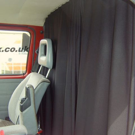 For Citroen Dispatch Cab Divider Curtain Kit with Rail Premium Quality - Van-X