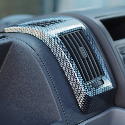 For Peugeot Boxer Dashboard Air Vent (Silver Carbon)