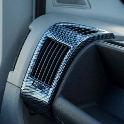 For Vauxhall Movano Dashboard Air Vent (Silver Carbon) | Van-X