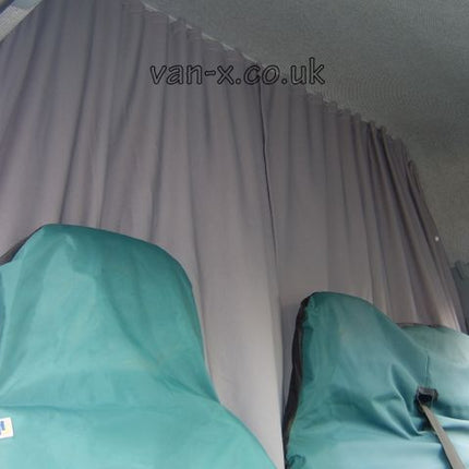 For VW Crafter Cab Divider Curtain Kit with Rail Premium Quality - Van-X
