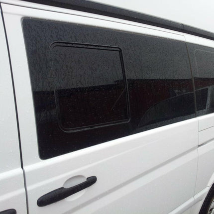 For Mercedes Vito Smoked Side Window Sliding Glass | Van-X