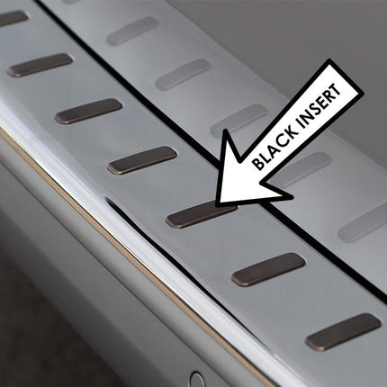 For VW T6.1 Transporter Multivan Rear Bumper Protector Tailgate Stainless Steel | Van-X
