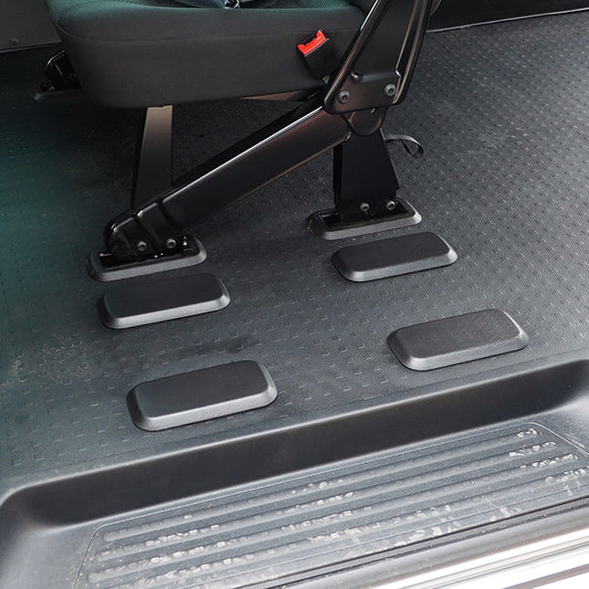 For VW T5/T5.1 Transporter Kombi Rear Seat Base Caps – Set of 4 Covers | Van-X