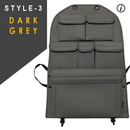 For VW T5 T5.1 Transporter Campervan Leatherette Back Seat Organiser – 2-Piece Bundle | Van-X