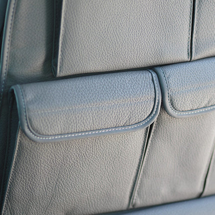 For VW T6 & T6.1 Transporter Campervan Leatherette Captain’s Back Seat Organiser | Van-X