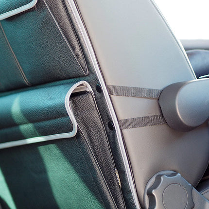 For VW T6 & T6.1 Transporter Campervan Leatherette Captain’s Back Seat Organiser | Van-X