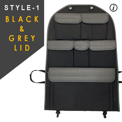For VW T6 & T6.1 Transporter Campervan Leatherette Captain’s Back Seat Organiser | Van-X