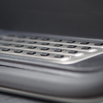 For VW T6 Caravelle Style Full Step (Set of 4) with Transporter LED Logo Lights | Van-X