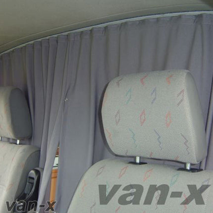 For Renault Trafic Cab Divider Curtain Kit with Rail | Premium Quality Divider for Renault Trafic, Easy Install & Durable - Van-X