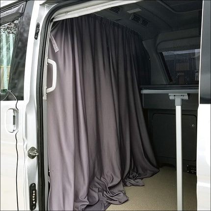 For Mazda Bongo Cab Divider Curtain Kit with Rail Premium Quality - Van-X