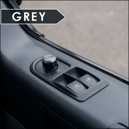 For VW T5/T6 Transporter Aluminium Mirror Switch Cap Replacement | Van-X