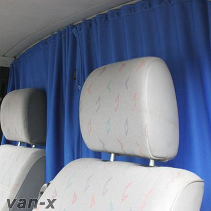 For VW Crafter Cab Divider Curtain Kit with Rail Premium Quality - Van-X