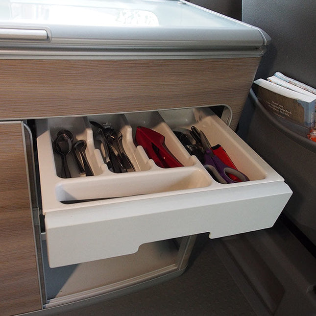 For VW California Camper Cutlery Tray – Van-X Campervan Kitchen Organiser