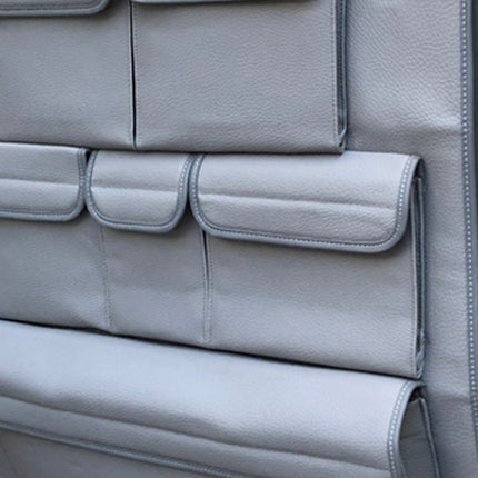 For Ford Transit Custom Double Back Seat Organiser – Premium Leatherette Storage | Van-X