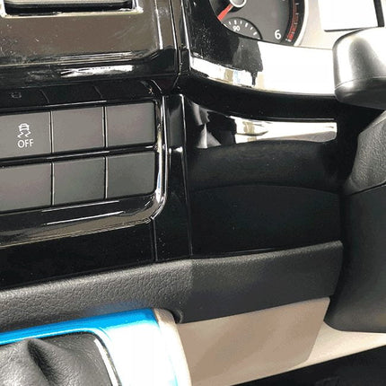 For VW T6 Transporter Lower Dash Styling Trims Comfort Dash Gloss Black (Set of 6) Painted and Ready to Fit | Van-X