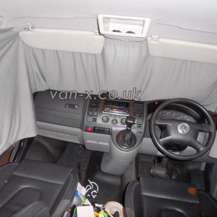 For VW T5 Transporter Front Cab Curtain Premium-Line | Van-X