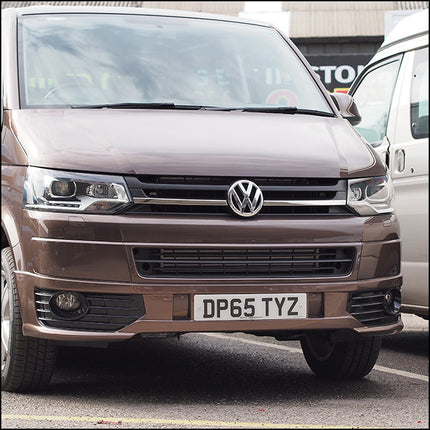 For VW T5.1 Transporter Single-Line Front Grille Trim (2 Pcs) | Van-X