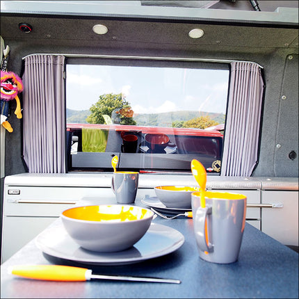 For Ford Transit MK7 Premium 1 x Side Window Curtains Campervan Conversion Parts Van-X
